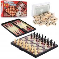 Набор Leon 5 в 1 (шахматы, шашки, нарды, домино, карты) 9841A