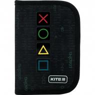 Пенал школьный Play Time K22-622-10 KITE черный