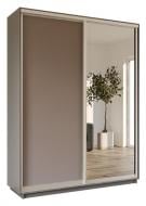 Шкаф-купе Garant ДСП 1400x600x2200 мм серый графит двери ДСП/зеркало