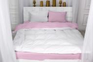Комплект постільної білизни Велюр Winter Delicate 28-0050 Zinnia 220х240 см білий/рожевий MirSon Комплект постільної білизни Велюр Winter Delicate 28-0050 Zinnia 220х240 см білий/рожевий MirSon