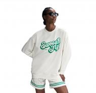 Світшот W NK SWSH FLY SSNL FLC TOP FZ5514-133 р.XS бежевий