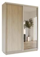 Шкаф-купе Garant ДСП 1400x600x2400 мм дуб сонома двери ДСП/зеркало Шкаф-купе Garant ДСП 1400x600x2400 мм дуб сонома двери ДСП/зеркало