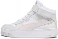 Кроссовки женские Puma CARINA STREET MID PUMA WHITE-FROSTY PINK 39233704 р.38,5 белые