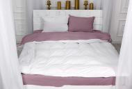 Комплект постельного белья Велюр Winter Delicate 28-0051 Larkspur 175х210 см фиолетовый/белый MirSon