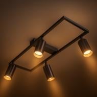 Люстра потолочная Berger 4x35 Вт GU10 [019] Black 4001-SLS-4 Black