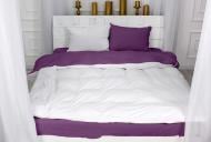 Комплект постельного белья MirSon Winter Delicate 28-0053 Sage фиолетовый/белый