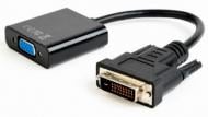 Переходник Cablexpert DVI-D – VGA 0,2 м черный (AB-DVID-VGAF-01)