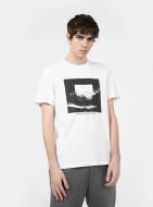 Футболка 4F TSHIRT M0944 4FAW22TTSHM0944-10S р.M белый