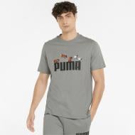 Футболка Puma x MINECRAFT Graphic Tee 53437476 р.M серый