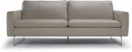 Диван прямой Softaly U116 (009) Denver 10BZ серый 2130x960x810 мм