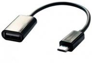 Перехідник Grand-X USB – microUSB 0,1 м чорний (GXOTG2)