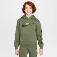 Джемпер Nike B NSW SI FLC PO HOODIE BB HV6965-222 р.XS хаки