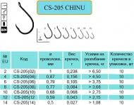 Гачок Flying Fish CS-205(10) №10 10 шт. рибальский CHINU Ring BN