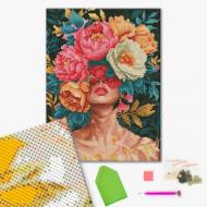 Алмазная мозаика Цветочная элегантность 30х40 см Brushme Алмазная мозаика Цветочная элегантность 30х40 см Brushme