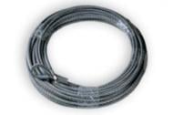 Трос буксировочный T-max 24 м 4 т P/N 7309100.5/7309200.5 для лебедки EW-6500 12V серый