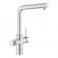 Смеситель для кухни Grohe Blu Pure Minta, длина излива — 221 мм, поворотный, 2-х режимов, хром 30600000