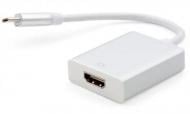 Перехідник Vinga USB Type-C – HDMI 0,15 м чорний (VCPATCHDMIMS)