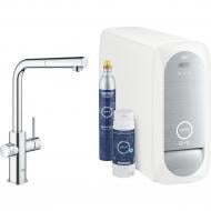 Смеситель для кухни Grohe Blue Home, длина излива — 223 мм, поворотный, вытяжной, 1 рычаг + сенсор 31539000