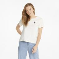 Футболка Puma Ferrari Style Wmn Shield Tee 59989255 р.XS белый