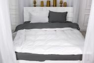 Комплект постельного белья Велюр Winter Delicate 28-0057 Dandelion 200х220 см белый/серый MirSon Комплект постельного белья Велюр Winter Delicate 28-0057 Dandelion 200х220 см белый/серый MirSon