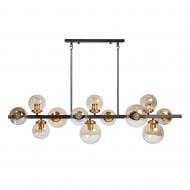 Светильник подвесной Светкомплект Bolle LL 1200-12 12xE27 черный/коричневый Светильник подвесной Светкомплект Bolle LL 1200-12 12xE27 черный/коричневый