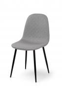 Стілець обідній Мікс Меблі Марс світло-сірий / чорний