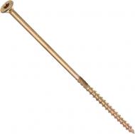 Шуруп конструкционный потайная головка ЦЖ 6x180 мм 1 шт. желтый цинк Expert Fix