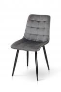 Стул обеденный Мікс Меблі Вилли серый / черный Стул обеденный Мікс Меблі Вилли серый / черный
