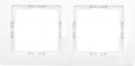 Рамка двухместная Kopp Paris R-2N универсальная белый 308502080