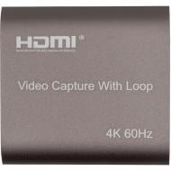 PowerPlant Зовнішня карта відеозахоплення HDMI 4k/60hz (HDVC5) (CA914166)