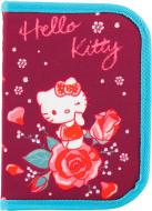 Пенал шкільний HK18-621-2 KITE бордовийрізнокольоровий принт