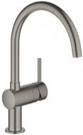 Смеситель для кухни Grohe Minta, длина излива - 223 мм, поворотный, 1-рычажный, матовый графит 32917AL0