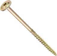 Шуруп конструкционный полукруглая головка 8x160 мм 1 шт. желтый цинк Expert Fix