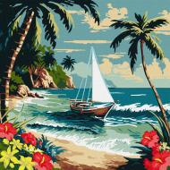 Картина по номерам Солнечный берег ©art_selena_ua Ideyka