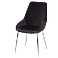 Стул обеденный Prestol Дейт фиолетовый / хром