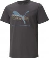 Футболка Puma ESS BETTER GRAPHIC TEE KIDS 67365875 р.110 черный