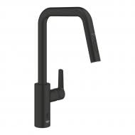 Смеситель для кухни Grohe Start, длина излива — 221 мм, поворотный, вытяжной, 1 рычаг + сенсор, 1012432430