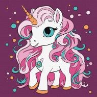 Картина по номерам Волшебный единорог ©art_selena_ua Ideyka