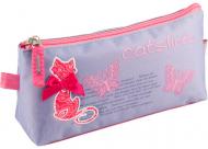 Пенал школьный K18-668-1 KITE серый с розовым