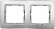 Рамка двухместная Kopp Paris универсальная серебряный R-2N
