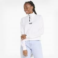 Свитшот Puma Power Half-Placket Crew 84712402 р. M белый