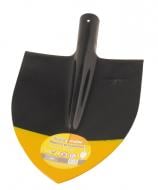 Лопата MasterTool 220х300х390 мм чорно-жовте фарбування 0,9 кг 14-6254