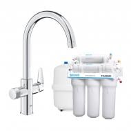 Смеситель для кухни Grohe Blue Pure Minta с фильтром обратного осмоса Ecosoft Standart (MO55030592)