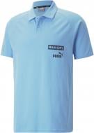 Футболка Puma MCFC CASUALS POLO 76773522 р.M голубой