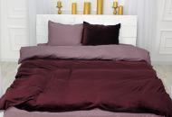 Комплект постельного белья MirSon Winter Delicate 28-0062 Echinacea бордовый/пудровый