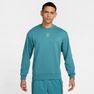 Свитшот Nike M NKCT DF FLC HRTGE CREW MB FZ7520-379 р.M зеленый