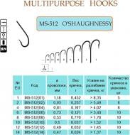 Крючок Flying Fish рыболовный O'SHAUGHNESSY №6 0,121 г 10 шт. MS-512(06)