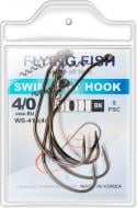 Крючок Flying Fish Swim Bait Hook №4/0 5 шт. WS-414(4/0)