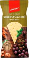 Сыр ТМ Глобино твердый звенигородский 50% 180 г п/эт