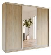 Шкаф-купе Garant ДСП 2200x600x2400 мм дуб сонома двери ДСП/зеркало/ДСП